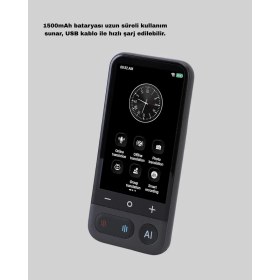 Resim M Merc Giyim Akıllı Taşınabilir Tercüman - 17 Çevrimdışı, 139 Çevrimiçi Dil Desteği 