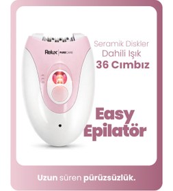 Resim Relux REP5736 36 Cımbız Şarjlı Epilatör 
