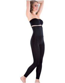 Resim Night Butik Kadın Siyah Iki Beden Inceltici Korse Taytyokxxl Siyah 