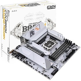 Resim Colorful CVN B860M Gaming Frozen V20 DDR5 8400 MHz mATX Gaming Anakart 