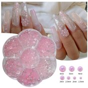 Resim Nail Art İnci Dıy Reçine - Pembe 