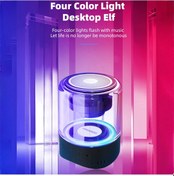 Resim Monyee Fineblue Mk-22 Tws Led Bluetooth Hoparlör, Manyetik Taban, 360 Ses, Aux Bağlantı, Mikrofon, 800mah Pil, Çift Paket 