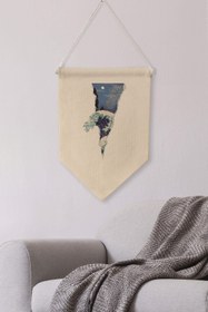 Resim Salon Duvar Dekoru, Pinterest Oda Dekoru, Hokusai Sanat Serisi Kanvas Flama Askılı Duvar Örtüsü Ve Süsü NO:430 - Renkli - 20 / 30 x 40 