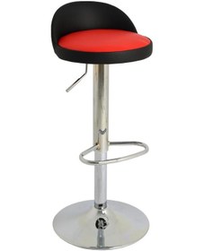 Resim Bürocci Jack Bar Sandalyesi - Kırmızı Deri - 9560S0116 Çok Renkli 