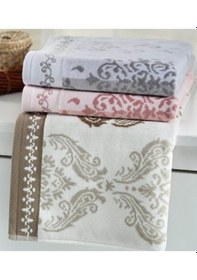 Resim 3 Adet Emily Kadife El Yüz Havlusu Çok Renkli 