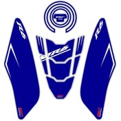 Resim Gp Kompozit Yamaha R6 2017-2022 Uyumlu Tank Pad Seti Mavi (522064826) 