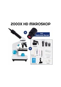 Resim Triline 2000x Zoom Biyolojik Hd Dijital Monoküler Mikroskop Kiti 