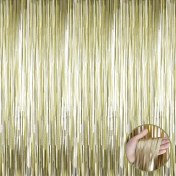 Resim Alvo Store Mat Altın Püsküllü Kapı Perdesi 