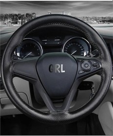 Resim Deri Peugeot 301 Dikmeli Direksiyon Kılıfı Noktalı Dikişli Siyah 38 10.5cm 