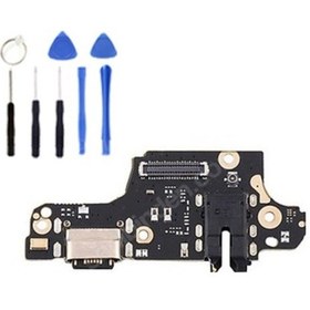 Resim Xiaomi Uyumlu Redmi Note 9S Şarj Bord Mikrofon Tamir Seti Hediye !!! 