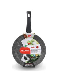 Resim Flonal Pietra Viva Derin Cam Kapaklı Tava 22 cm 