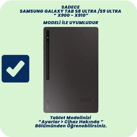 Resim Samsung Uyumlu Tab S9 Ultra Sm-x910 14.6 İnç Uyumlu Styletech Bluetooth 