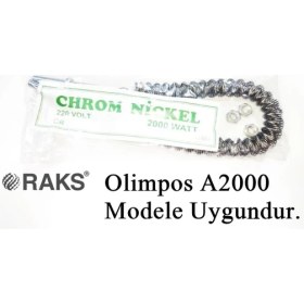 Resim Sern Raks Olimpos A2000 Uyumlu 2000W İnfrared Soba Isıtıcı Rezistans Teli (Yatay) 