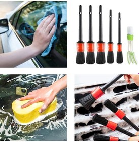 Resim Ot1 Oto Araba Temizlik Seti 8 Parça, Detay Temizlik Fırça Set 