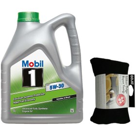 Resim Mobil 1 Esp 5W-30 Motor Yağı 4 L + Gojo Seyahat Boyun Yastığı 