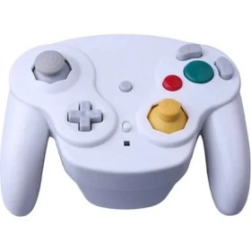 Resim Vigortrading Beyaz-2.4 Ghz Oyun Denetleyicisi Kablosuz Oyun Pedi Joystick Gamecube Için Ngc Için Wii Şok Turbo Temizleme Fonksiyonu Değil Bluetooth (Yurt Dışından) 