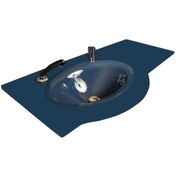 Resim Cam Lavabo Kristal Modeli 80 x 56 CM 
