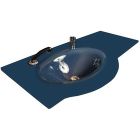 Resim Cam Lavabo Kristal Modeli 80 x 56 CM 