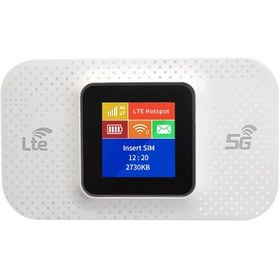 Resim 4g Lte Wifi Yönlendirici 150 Mbps Taşınabilir Kablosuz Mifi Modem 3500ma Mini White 