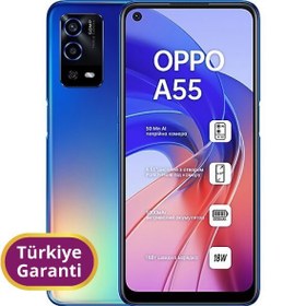 Resim Oppo A55 TR Garanti | 64 GB 4 GB Mavi 