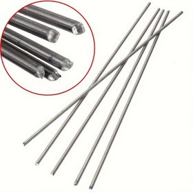Resim 5 adet Yeni Titanyum Ti Derece 5 GR5 Metal Çubuk Çapı 2mm Uzunluğu 250mm yaklaşık. 10 inç 