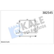 Resim Kale 382545 - Kondenser Honda Cıvıc X Fc 1.6i 16 Kurutucu İle Br 