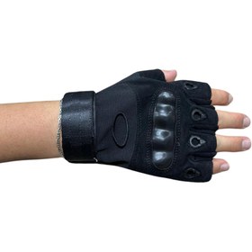Resim Blackhawk Tactical Outdoor Kesik Parmaksız Eldiven Asker Polis Dağcı Sporcu Bisikletçi Kemik Eldiveni 