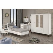 Resim VENATTO Trio White Xl Genç Odası(%100mdf) 