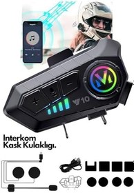 Resim Abbruch Su Geçirmez Bluetooth Kask Kulaklığı Motosiklet İntercom 2000 mah Pil Kapasitesi 
