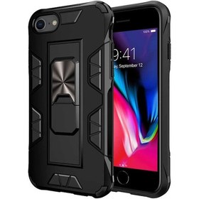 Resim Apple Uyumlu iPhone Se 2020 Kilif Miknatisli Zirh Korumali Silikon Kapak 466280150 