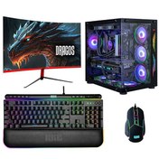 Resim DRx3099 Intel Core i7 13700K 27" 32 GB RAM 1 TB M.2 Nvme SSD 12 GB RTX 4070 Ti Curved FreeDOS Oyun Bilgisayarı Dragos