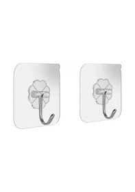 Resim Güçlü Yapışkanlı Banyo Mutfak Eşya Ürün Askılığı 2 Adet-al4266 Şeffaf 