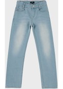Resim Hugo Boss Çocuk Kot Pantolon 24713/z25 Stone Buz Mavisi Buz Mavi 
