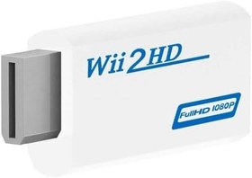 Resim OcioDual Wii U ve Mini TV Monitörü TV Projektörü için Ekstra 3,5 mm Ses Çıkışlı Wii HDTV Dönüştürücü Konsol Adaptörü 