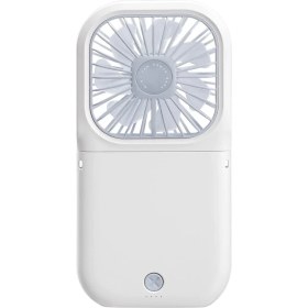 Resim FIY Taşınabilir Fan 3000MAH Katlanır Mini Fan Şarj Edilebilir Açık Ofis Ev Için Dönen Ücretsiz Ayarlama (Yurt Dışından) 