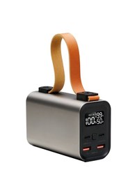 Resim 50000 Mah Güçlü Powerbank Dijital Göstergeli Çoklu Nrzsnt - 82 Usb Çıkışlı siyah 