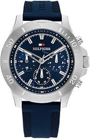 Resim TOMMY HILFIGER ERKEK LACİVERT DİAL LACİVERT SİLİKON KAYIŞ SAATİ - 1792112, Lacivert: lacivert 