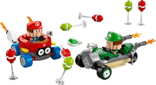 Resim Lego Super Mario: Mario Kart Baby Mario ile Baby Luigi Oyuncağı 72034 