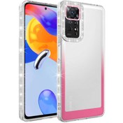 Resim Xiaomi Redmi Note 11 Ile Uyumlu Kılıf Taşlı Ve Renk Geçiş Tasarımlı Lens Korumalı Park Kapak CoverZone