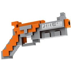Resim Pixel Gun Dart Atan Tabanca Turuncu 26 Cm 