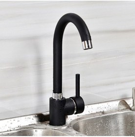 Resim Hms Siyah Delta T-Mix Mutfak Eviye Batarya 