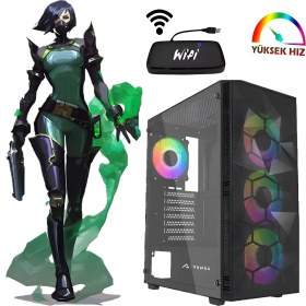 Resim Cachex ATX45 İ5-4570 16GB Ram 512GB SSD 4gb GTX1050Tİ Oyuncu Bilgisayarı 
