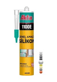 Resim Akfix 1100e Şeffaf Silikon 280 Gr 