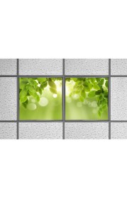 Resim Gök Panel 60X60 LED Panel Aydınlatma Armatür Avize Sıva Altı Desenli 1x2 Ikili Grup 46510716SA 