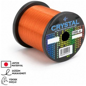 Resim 1000 Mt Bobin Misina - Crystal - Turuncu - Ekstra Güçlü - 0,40 Mm 