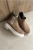 Resim Mupa Shoes Kadın Bot VİZON SÜET 