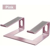 Resim Dashanshop Pembe Laptop Stand Ergonomik Alüminyum Taşınabilir Bilgisayar Standı Macbook Air Pro Uyumlu 