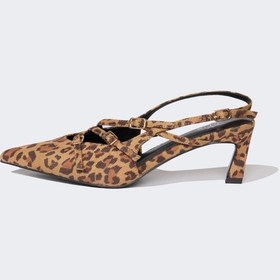 Resim DeFacto Kadın Leopar Desenli Yüksek Taban Suni Deri Sandalet E2523AX25SMKR1 Çok Renkli 