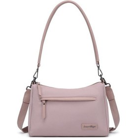 Resim Smart Bags Twill Dimi Kumaş Kadın Omuz Çantası 3325 Ten 