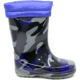 Resim Moda Ayakkabı 23-109 Siyah Erkek Çocuk Kürklü Çizme 001 